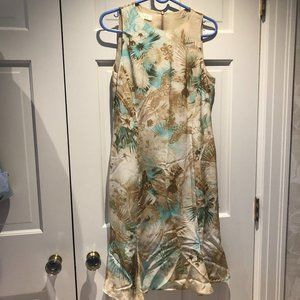 Silk Escada Floral Dress
